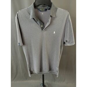 Polo Golf Ralph Lauren Dark Grey/Purple Stripe w/ Coca-Cola Logo Men's Small